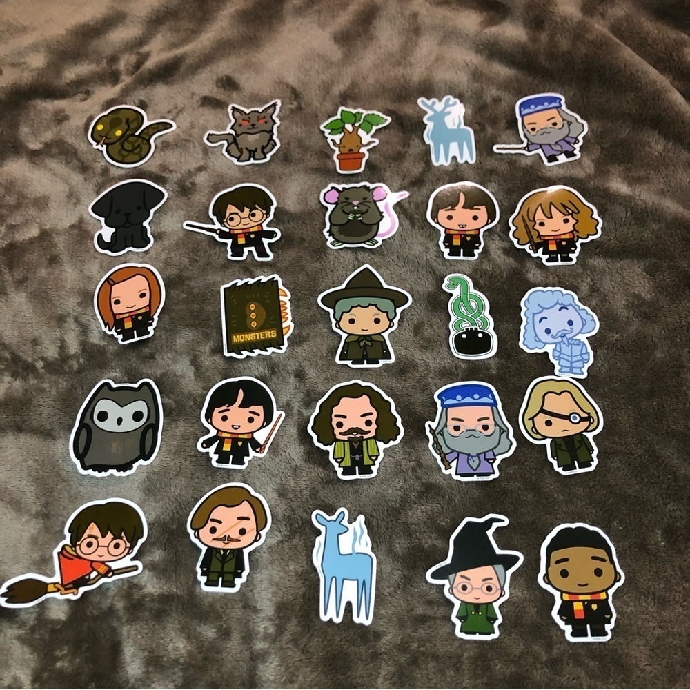 25 No Repeat Harry Potter Theme Stickers